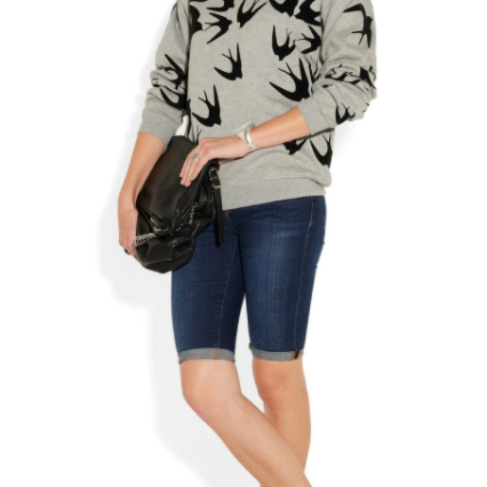 Frame Denim Le Skinny de Jeanne Bermuda Shorts 30